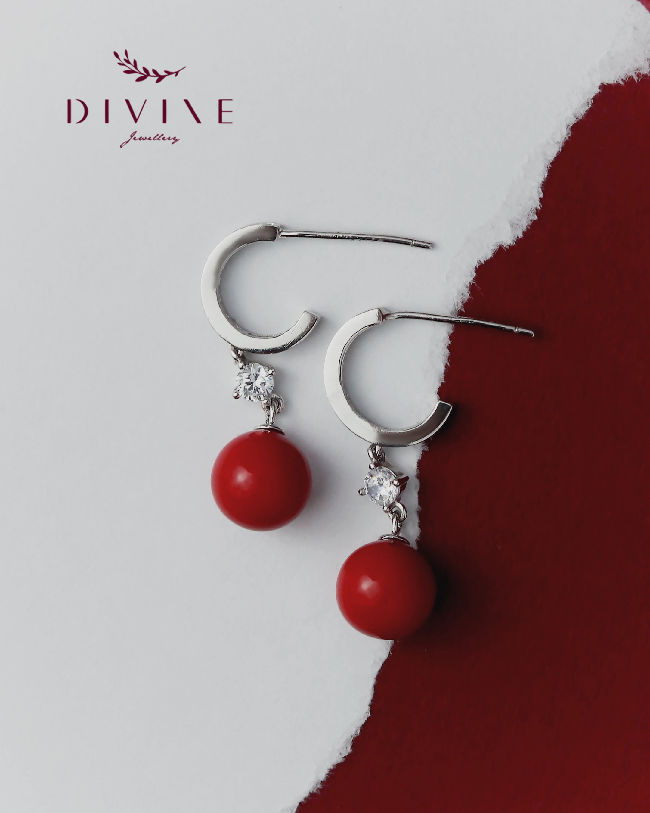 Silver earrings 235