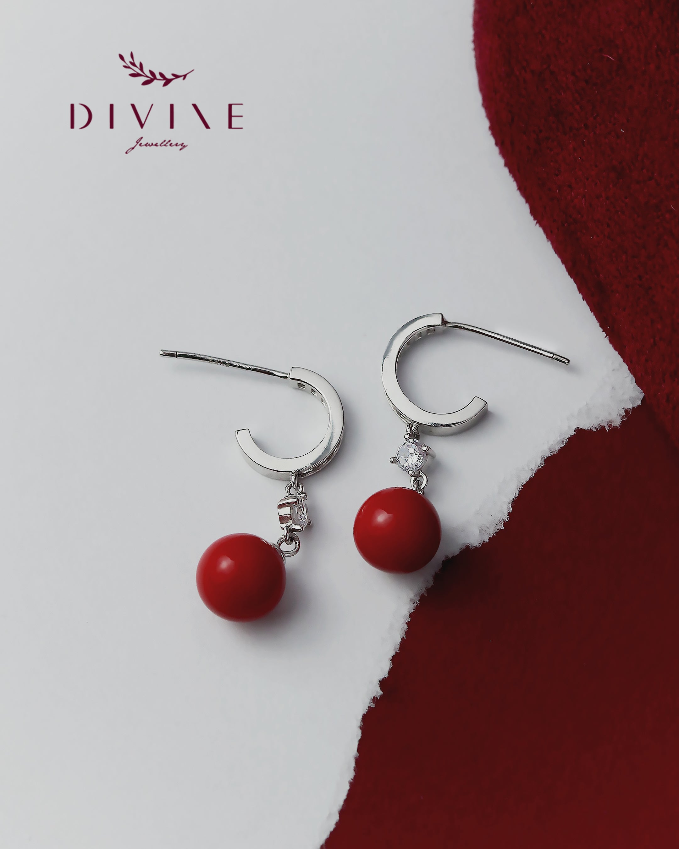 Silver earrings 235