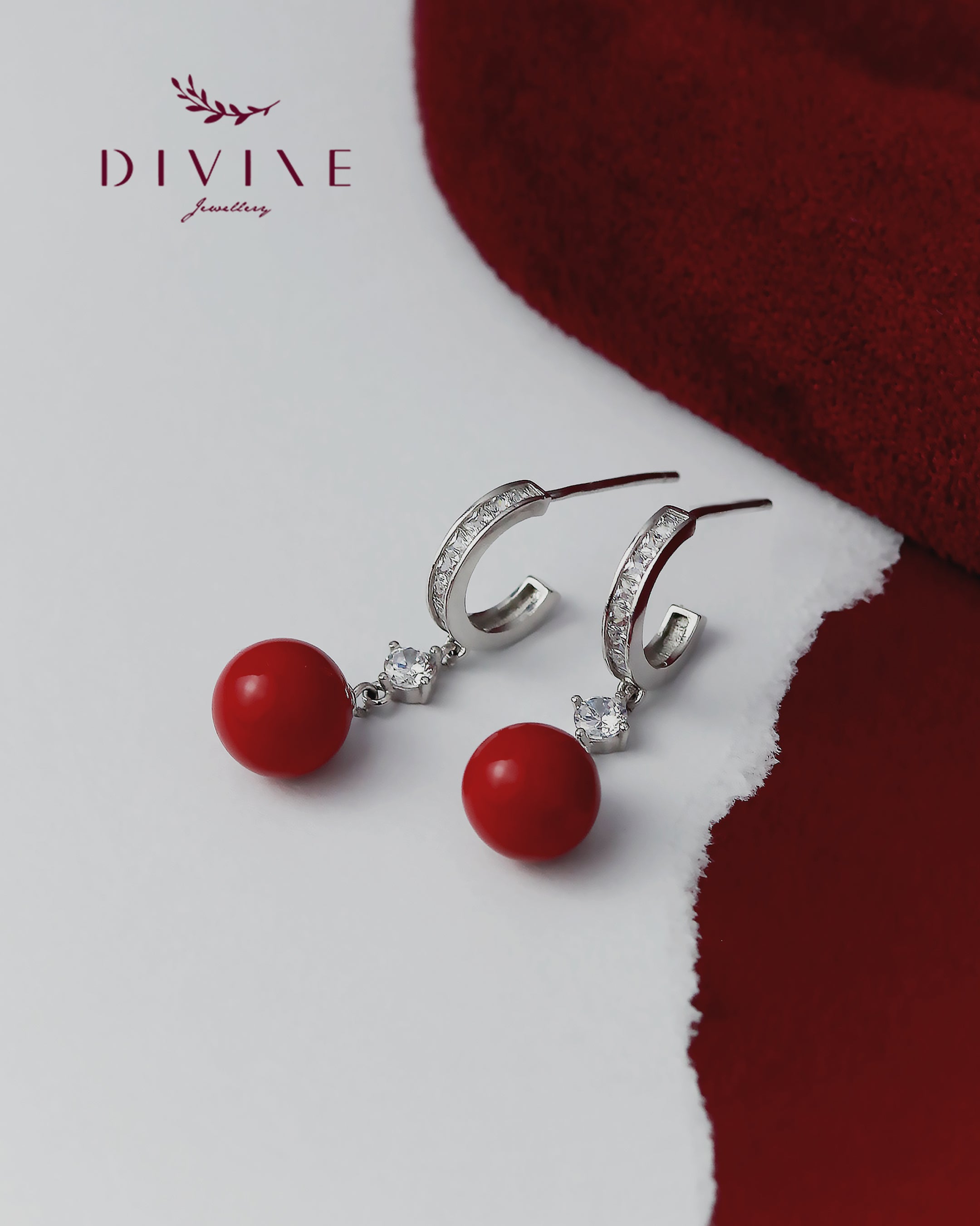 Silver earrings 235