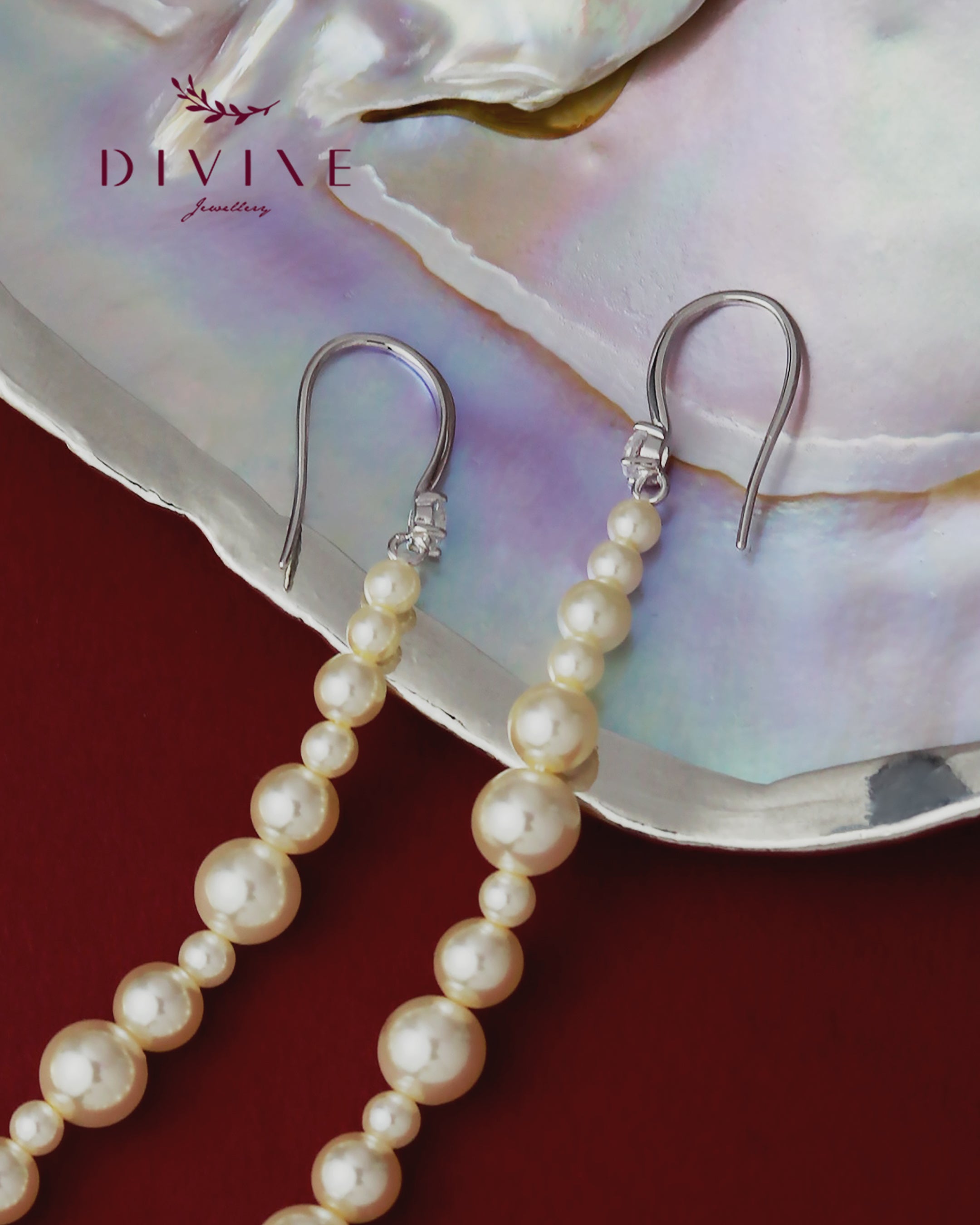 Silver earrings 242