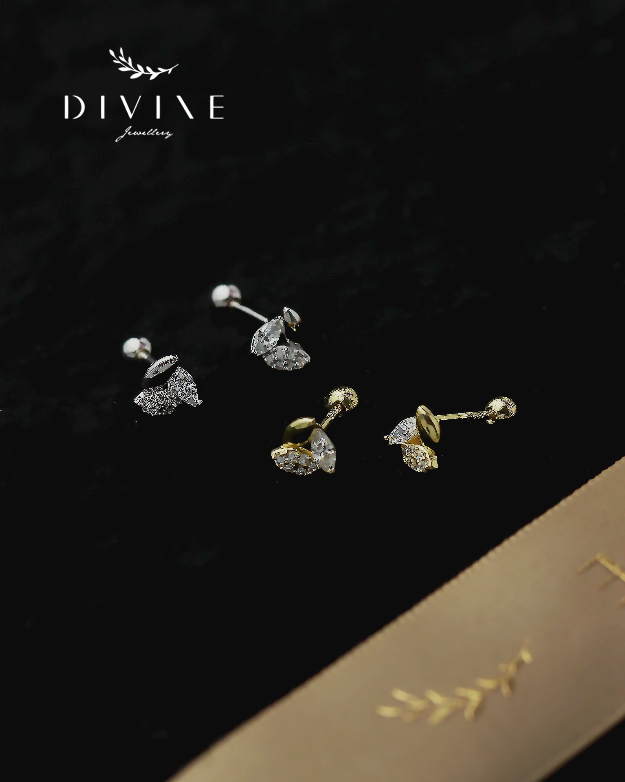 Silver Piercing Earrings 001