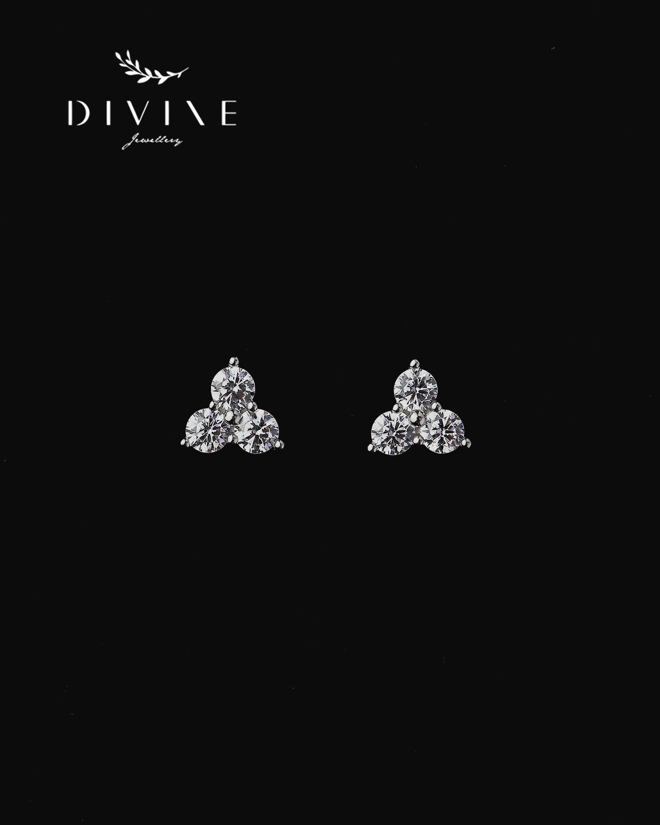 Silver Piercing Earrings 002