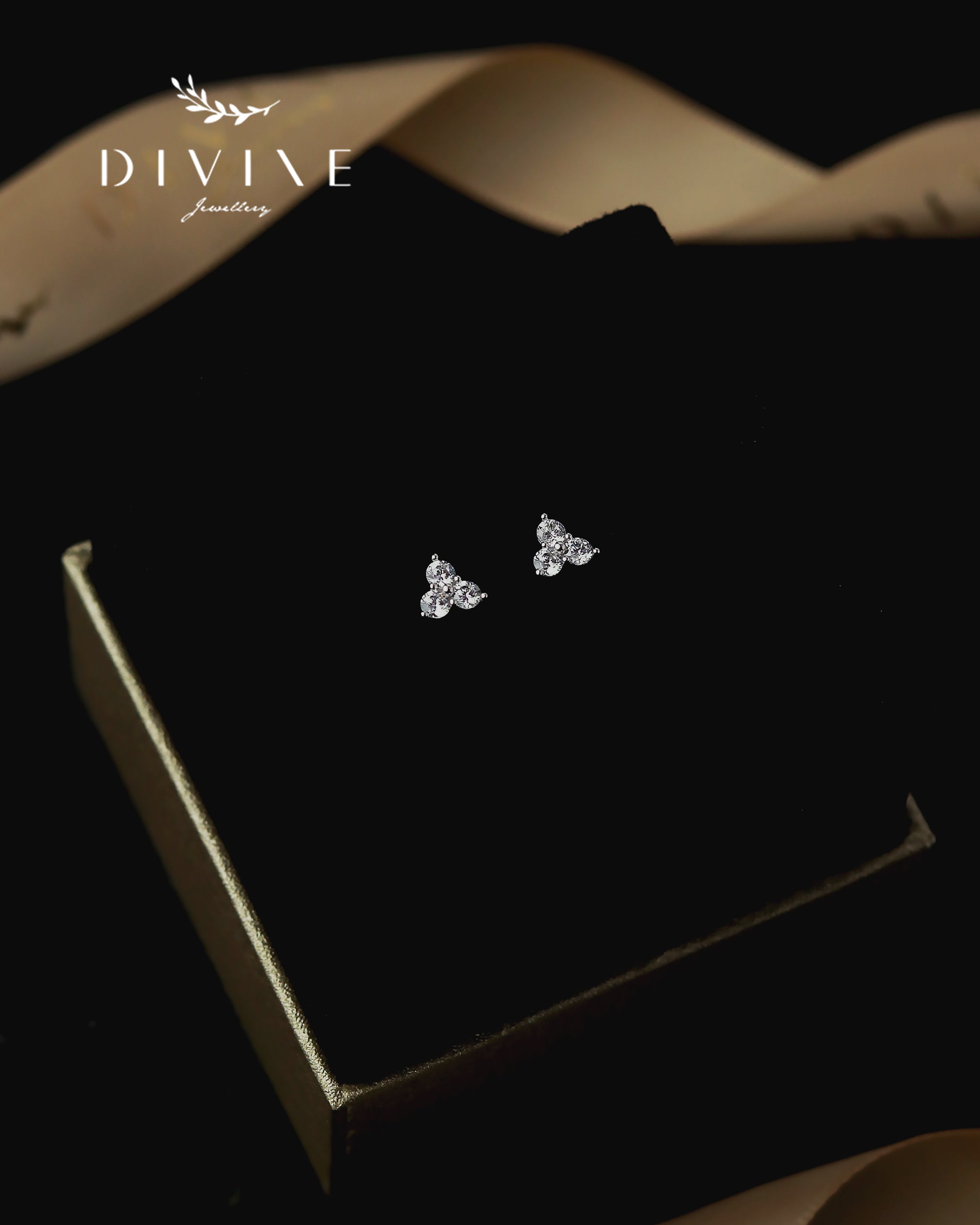 Silver Piercing Earrings 002