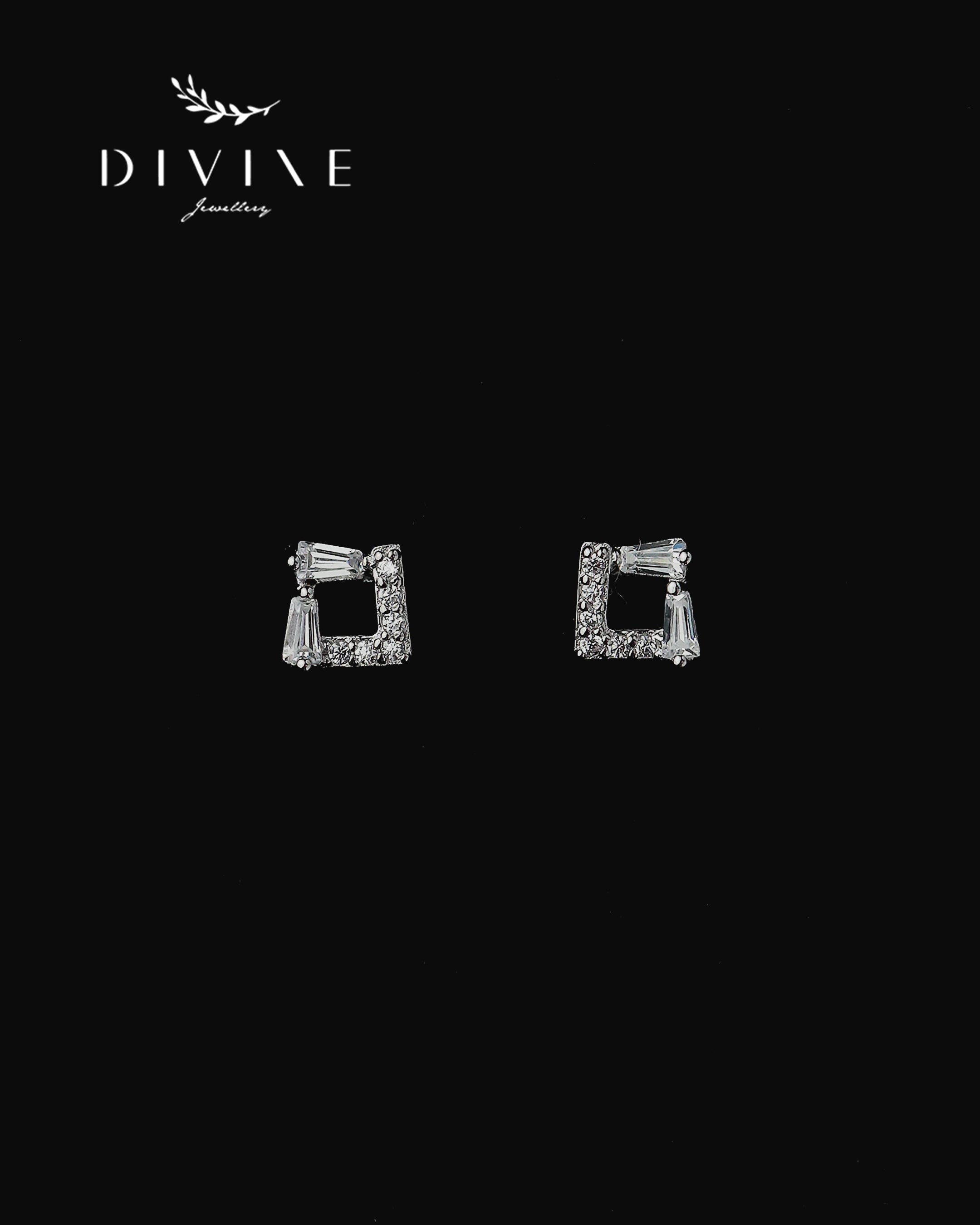 Silver Piercing Earrings 003