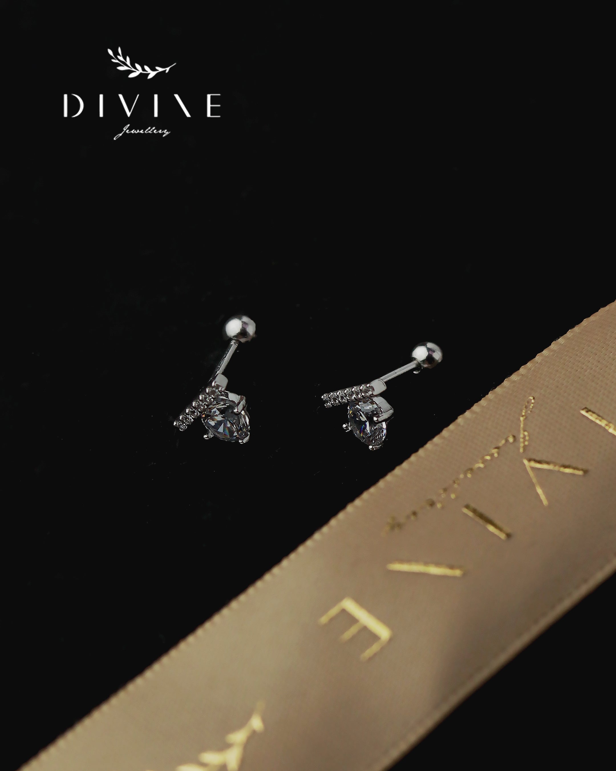 Silver Piercing Earrings 020