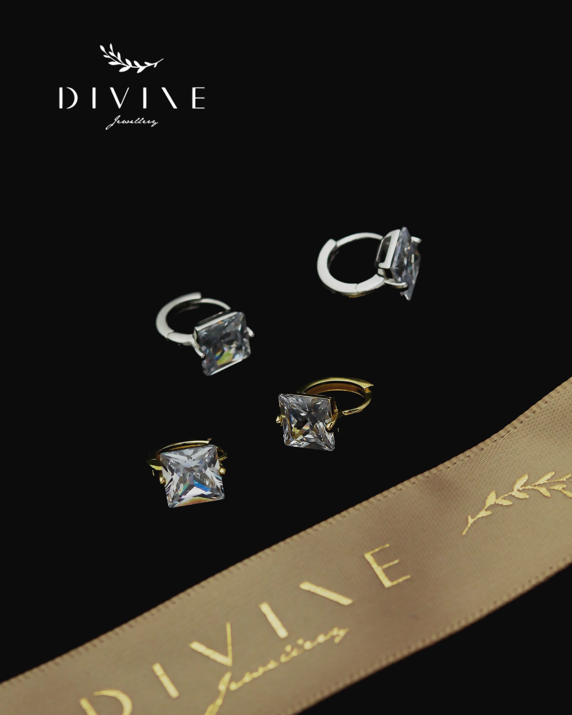 Silver Piercing Earrings 004