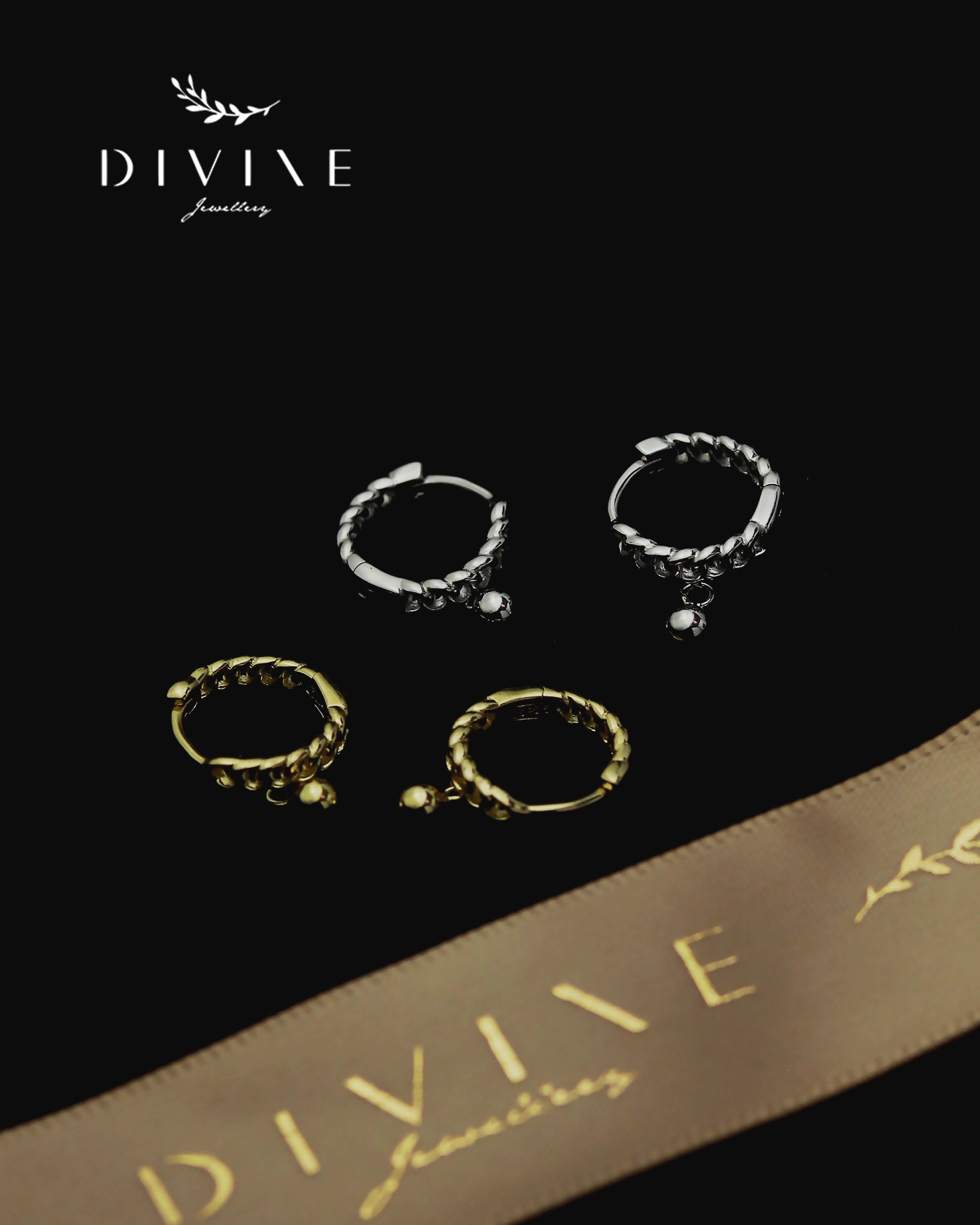 Silver Piercing Earrings 007