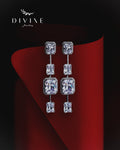Silver earrings 302