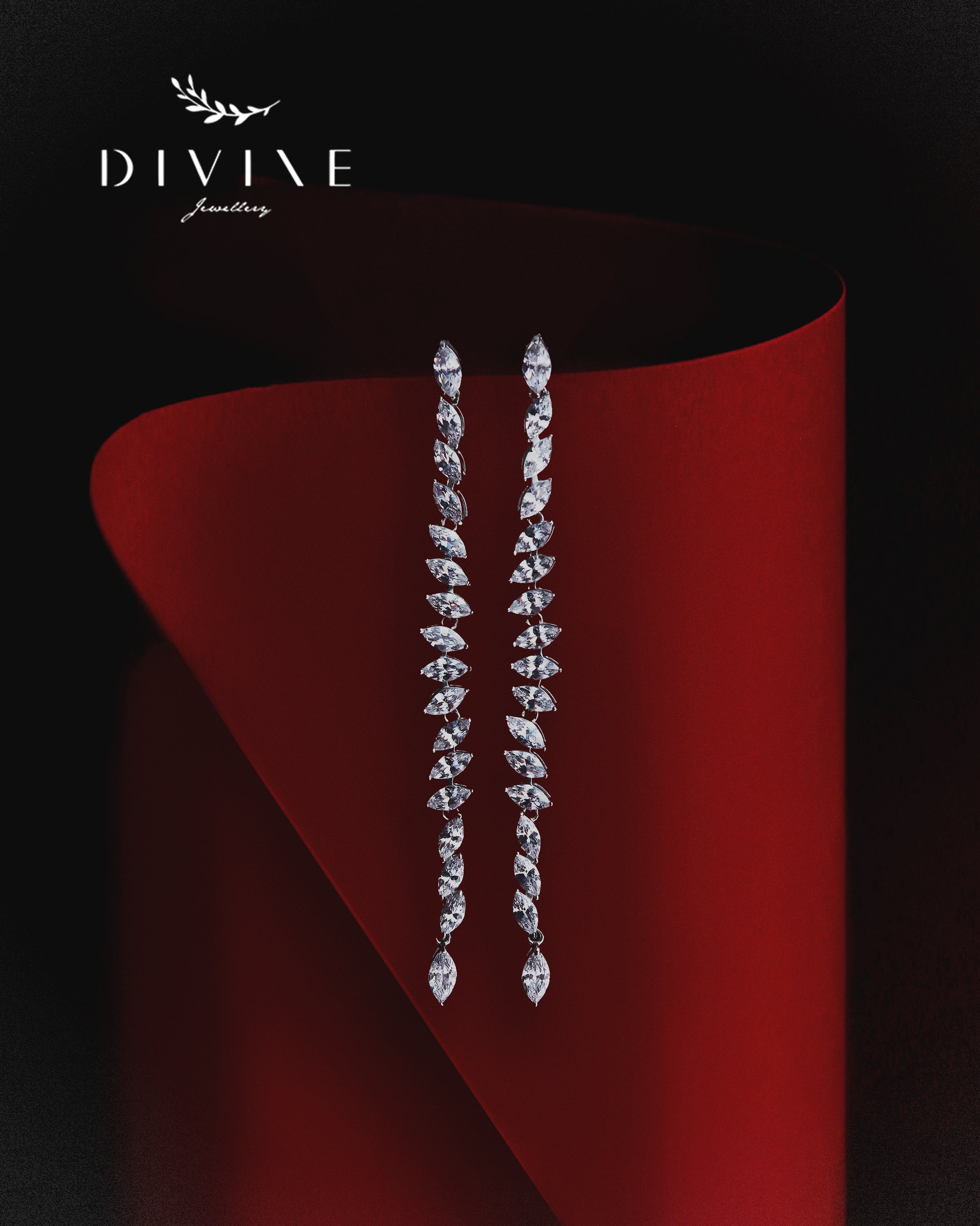 Silver earrings 303