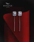 Silver earrings 305