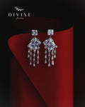 Silver earrings 306