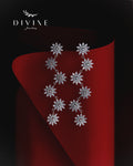 Silver earrings 308