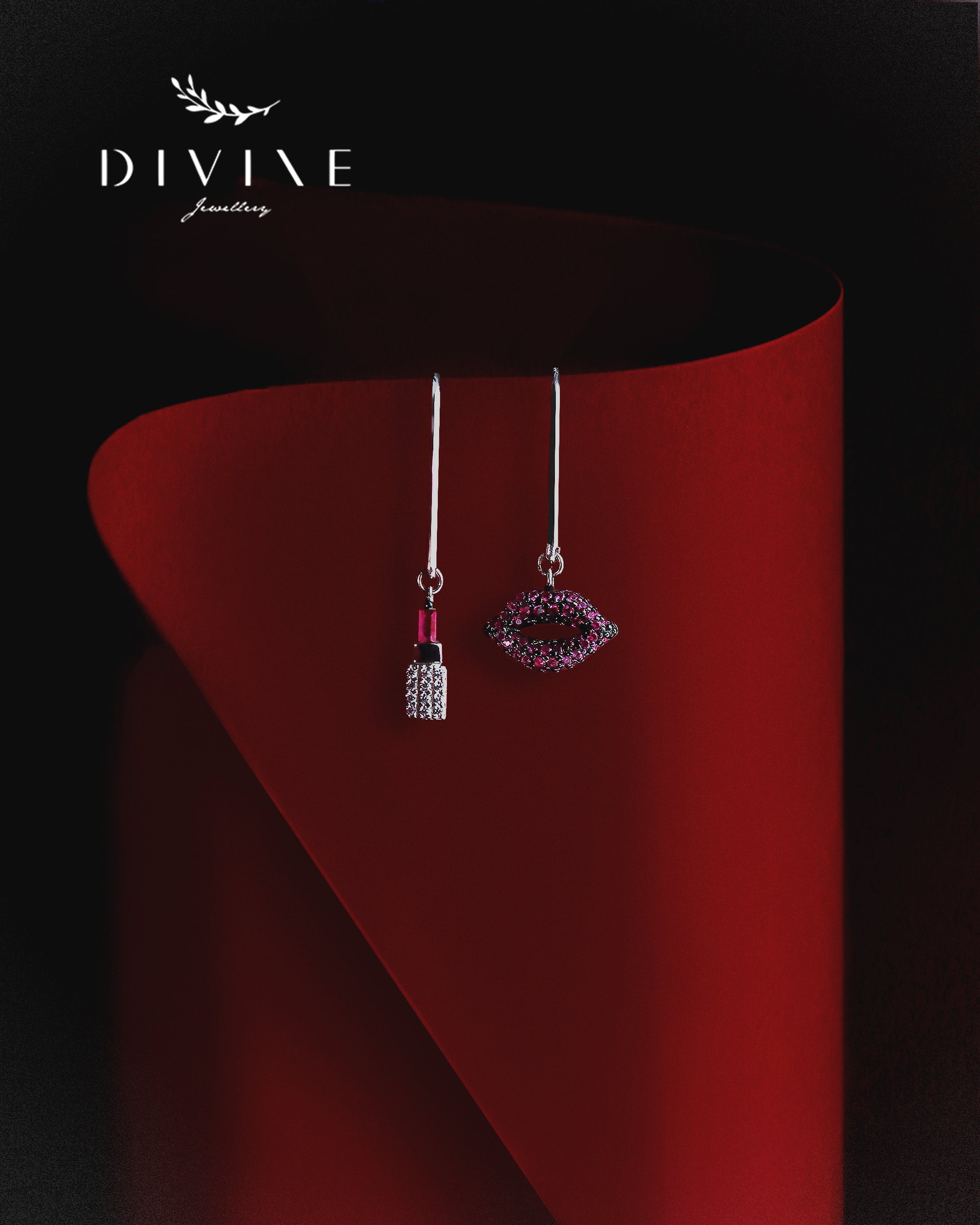 Silver earrings 309