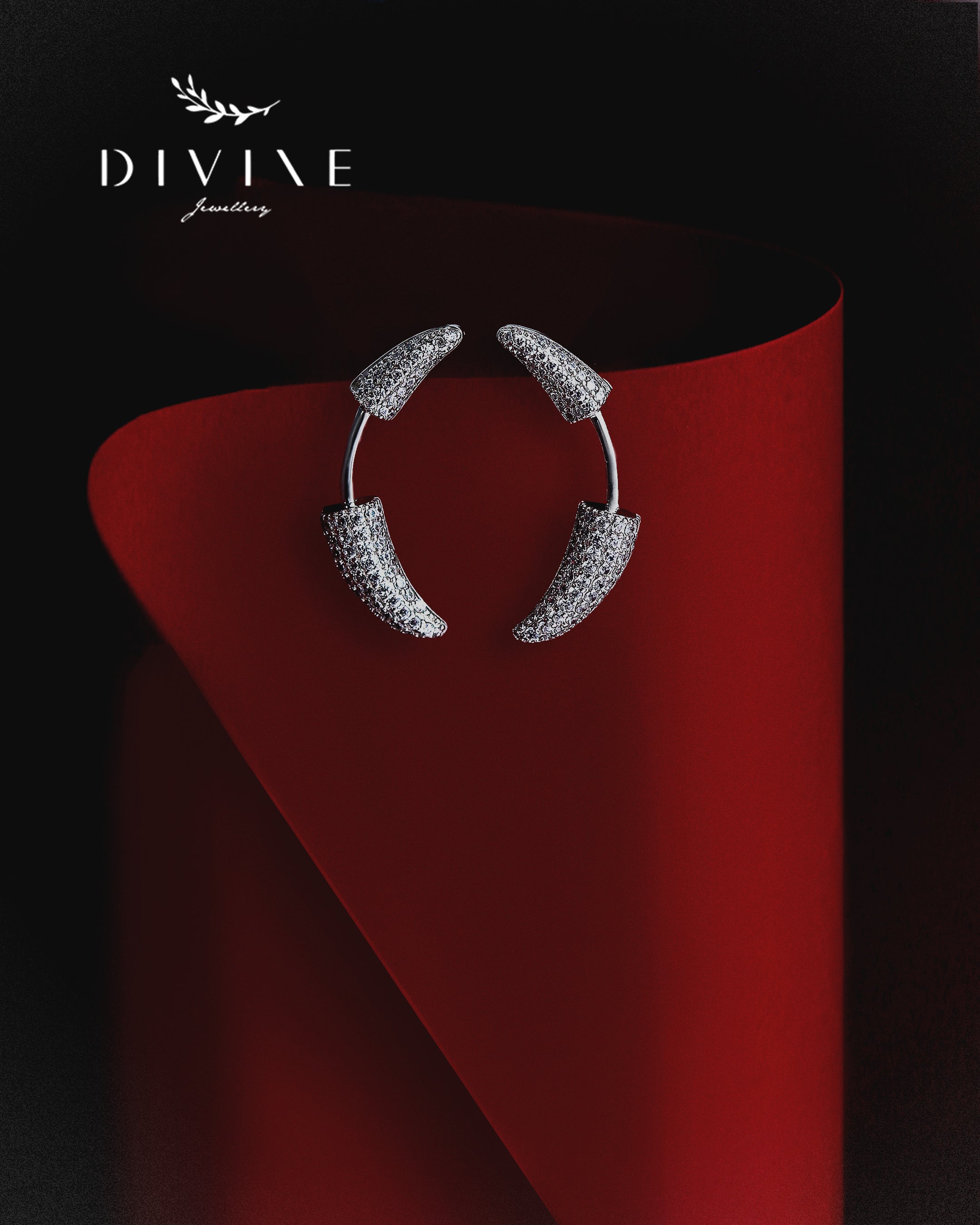 Silver earrings 310