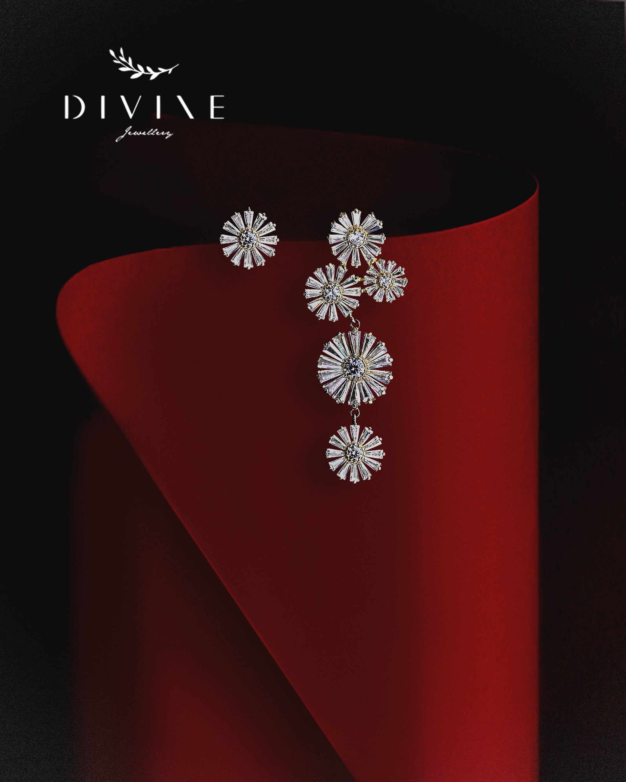 Silver earrings 313