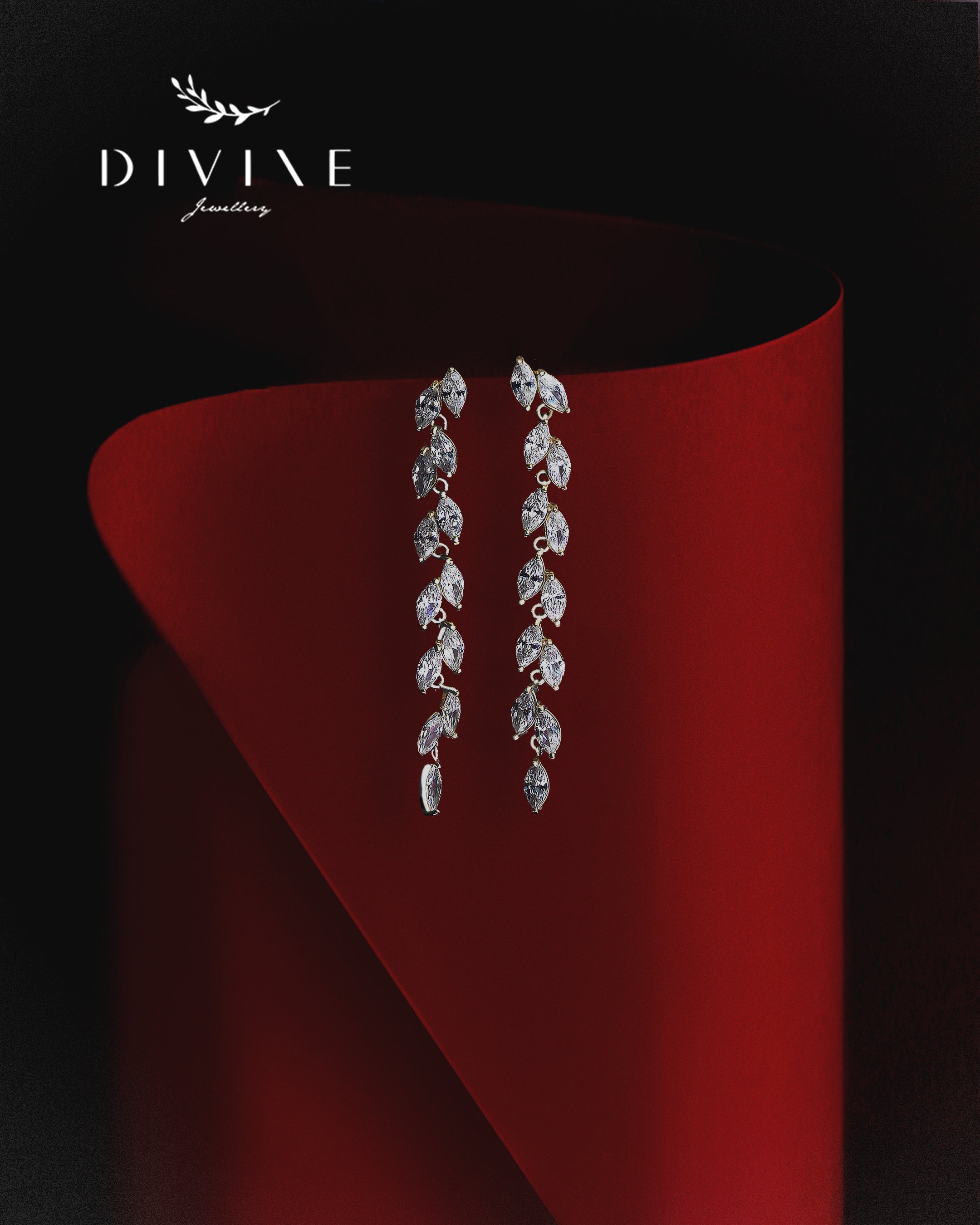 Silver earrings 317
