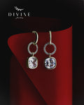 Silver earrings 318