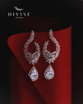 Silver earrings 319