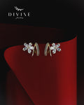 Silver earrings 322