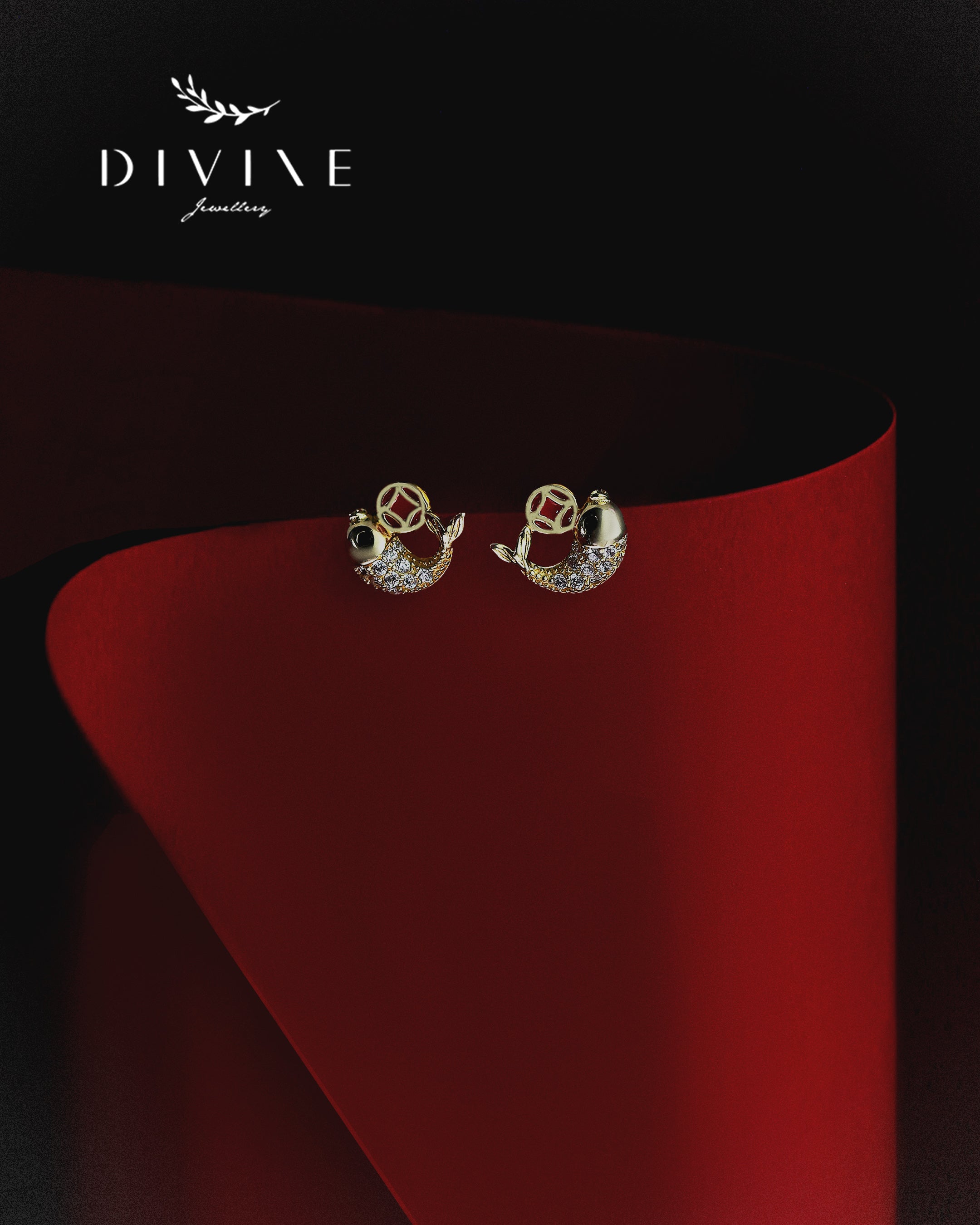 Silver earrings 324