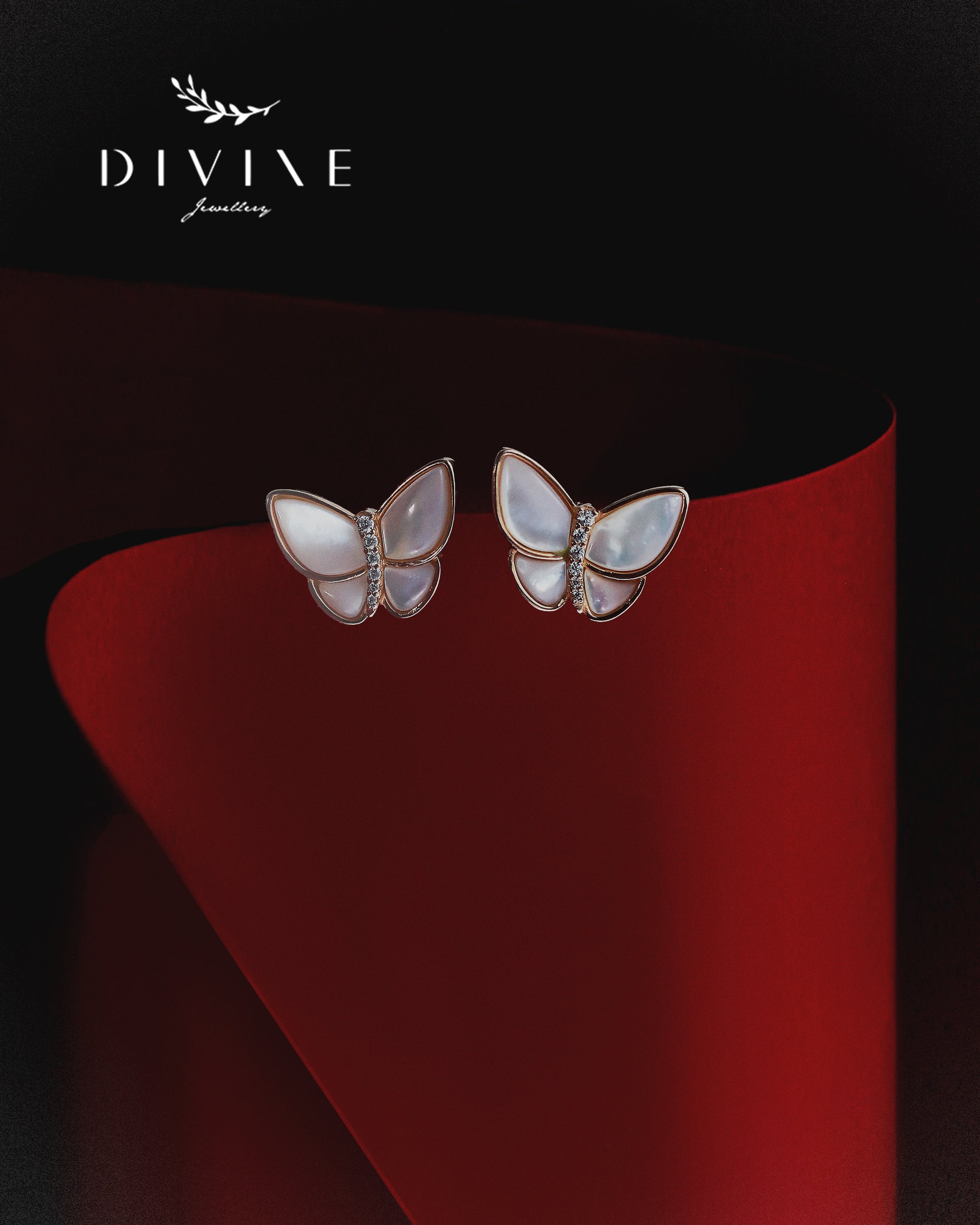 Silver earrings 326