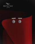 Silver earrings 327