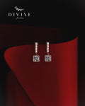 Silver earrings 332