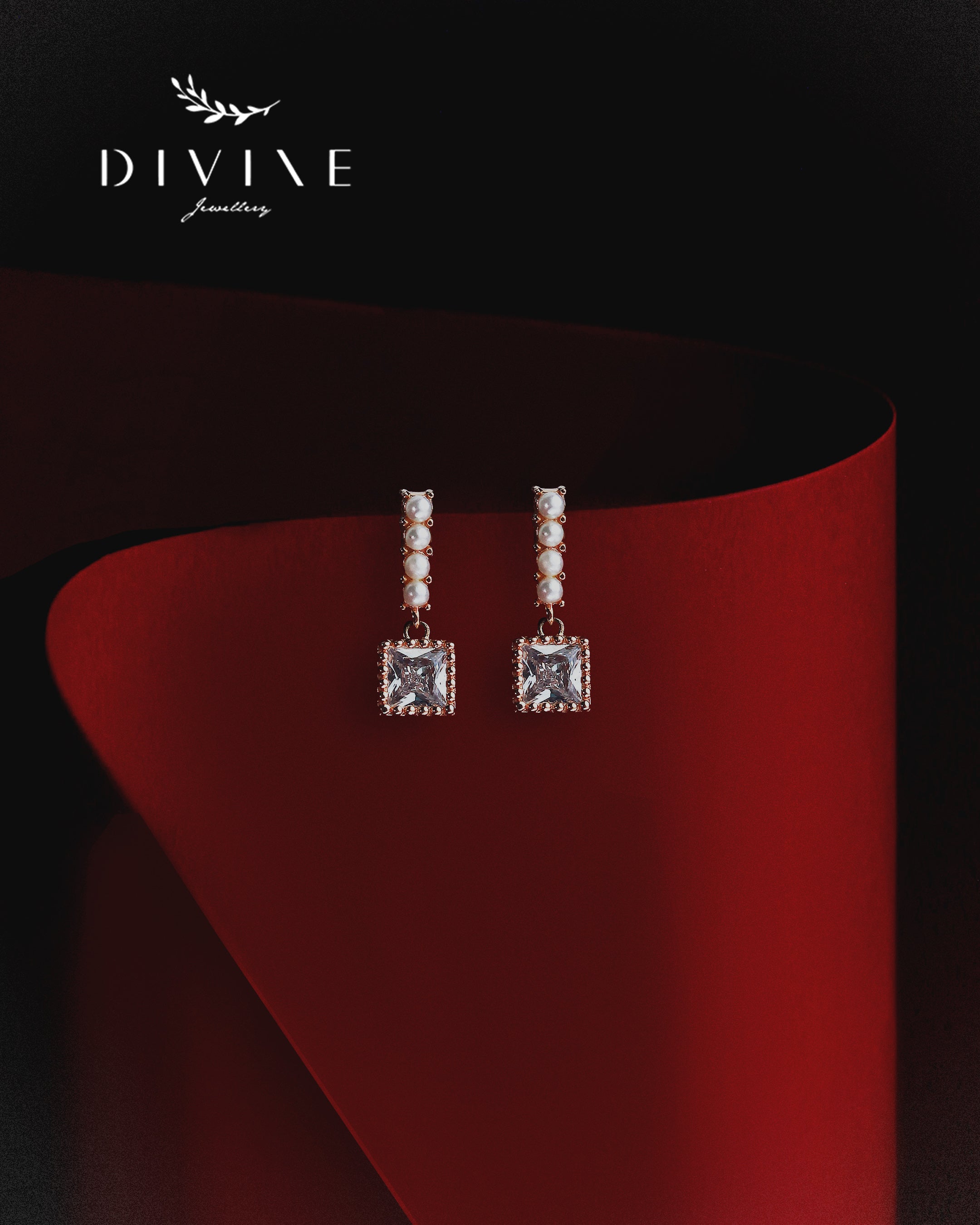 Silver earrings 332