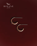 Silver earrings 334