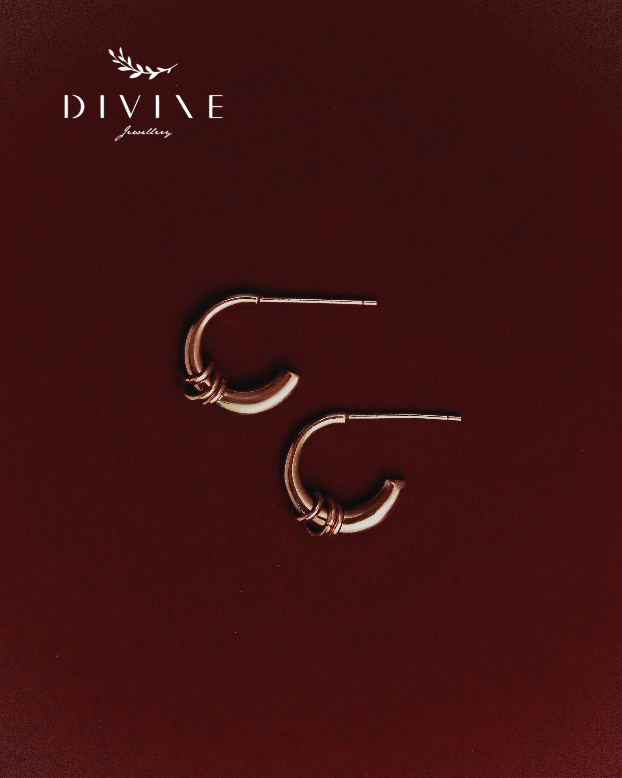 Silver earrings 334