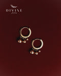 Silver earrings 336