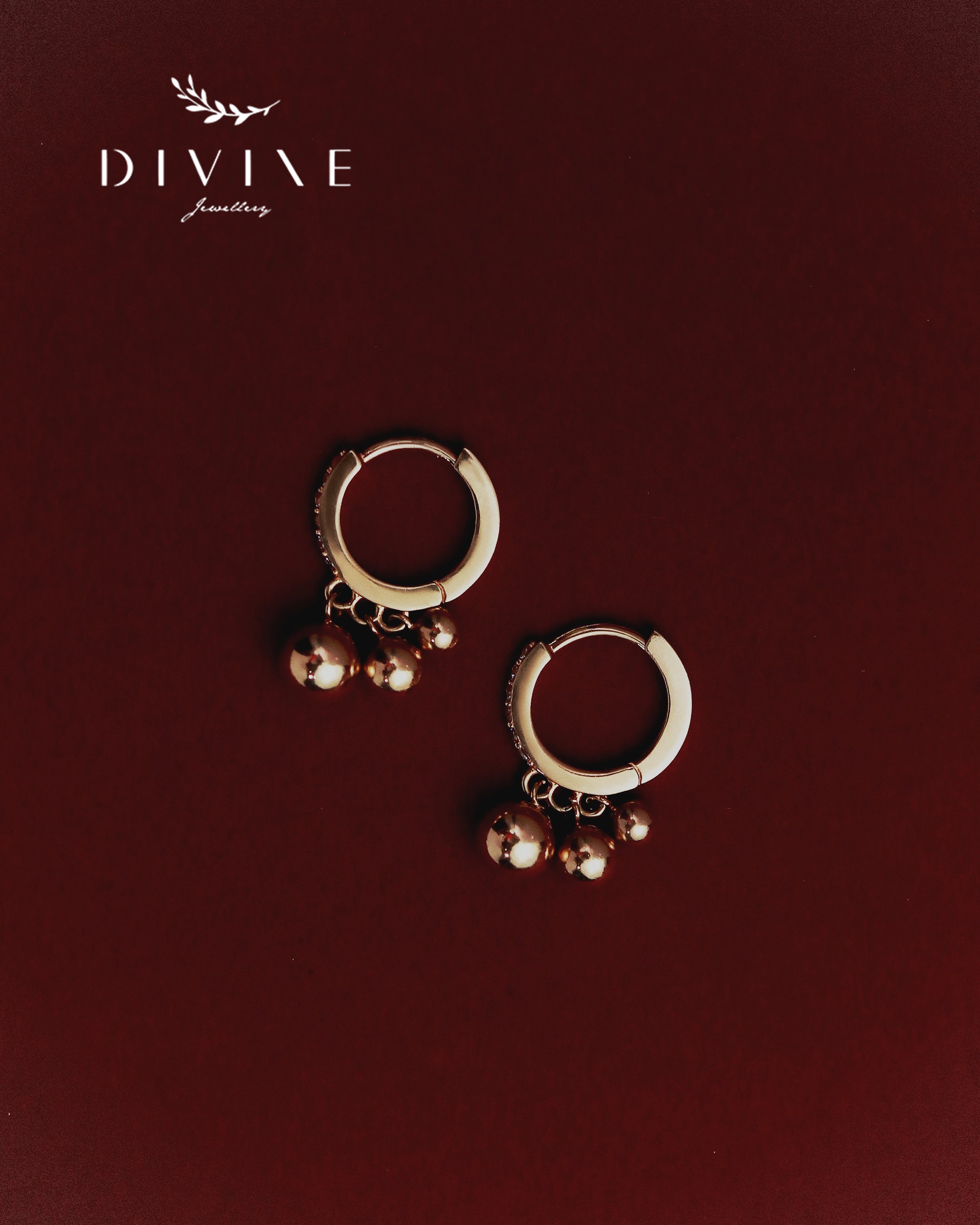 Silver earrings 336