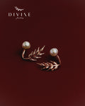 Silver earrings 337