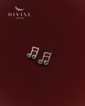 Silver earrings 338