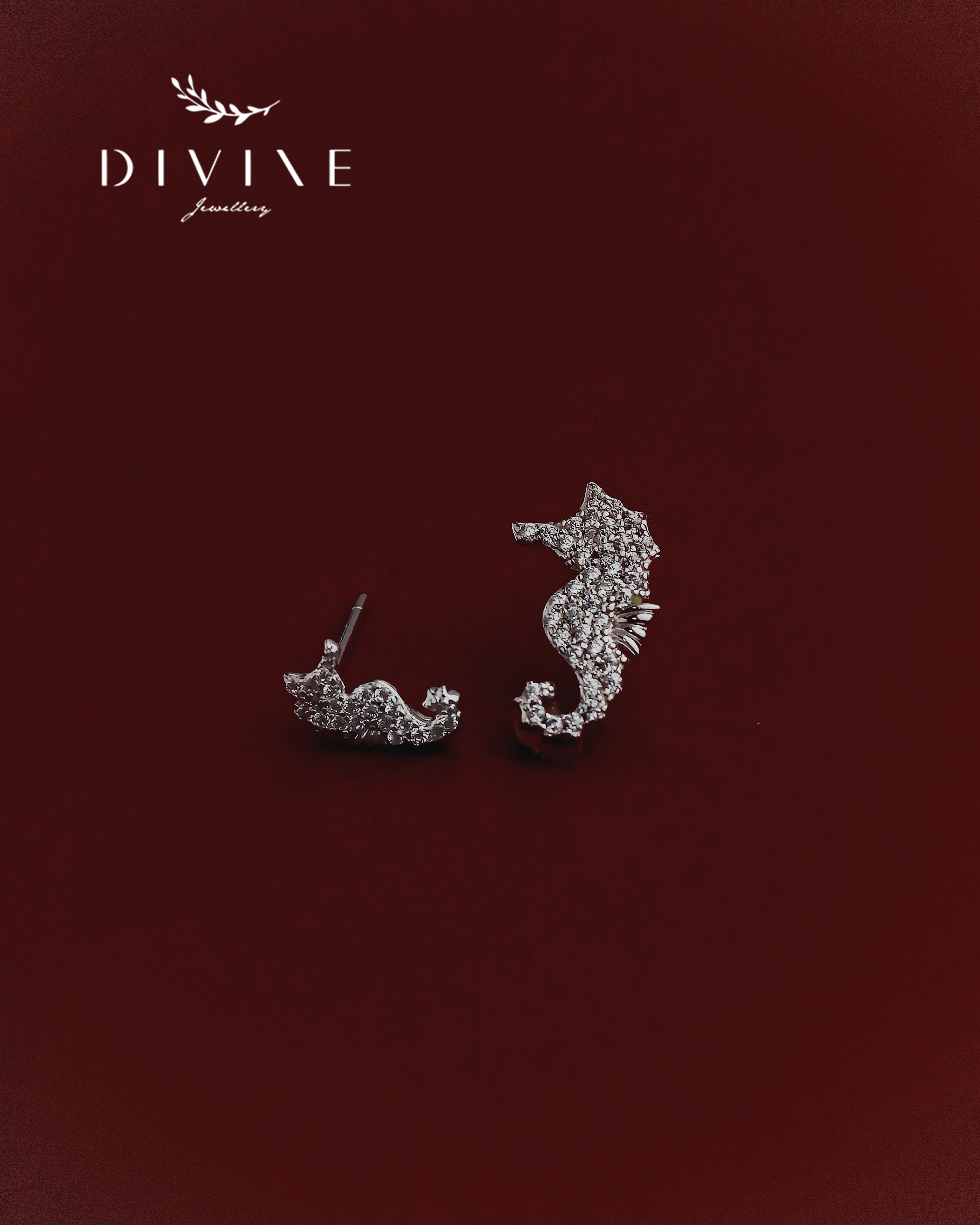 Silver earrings 339