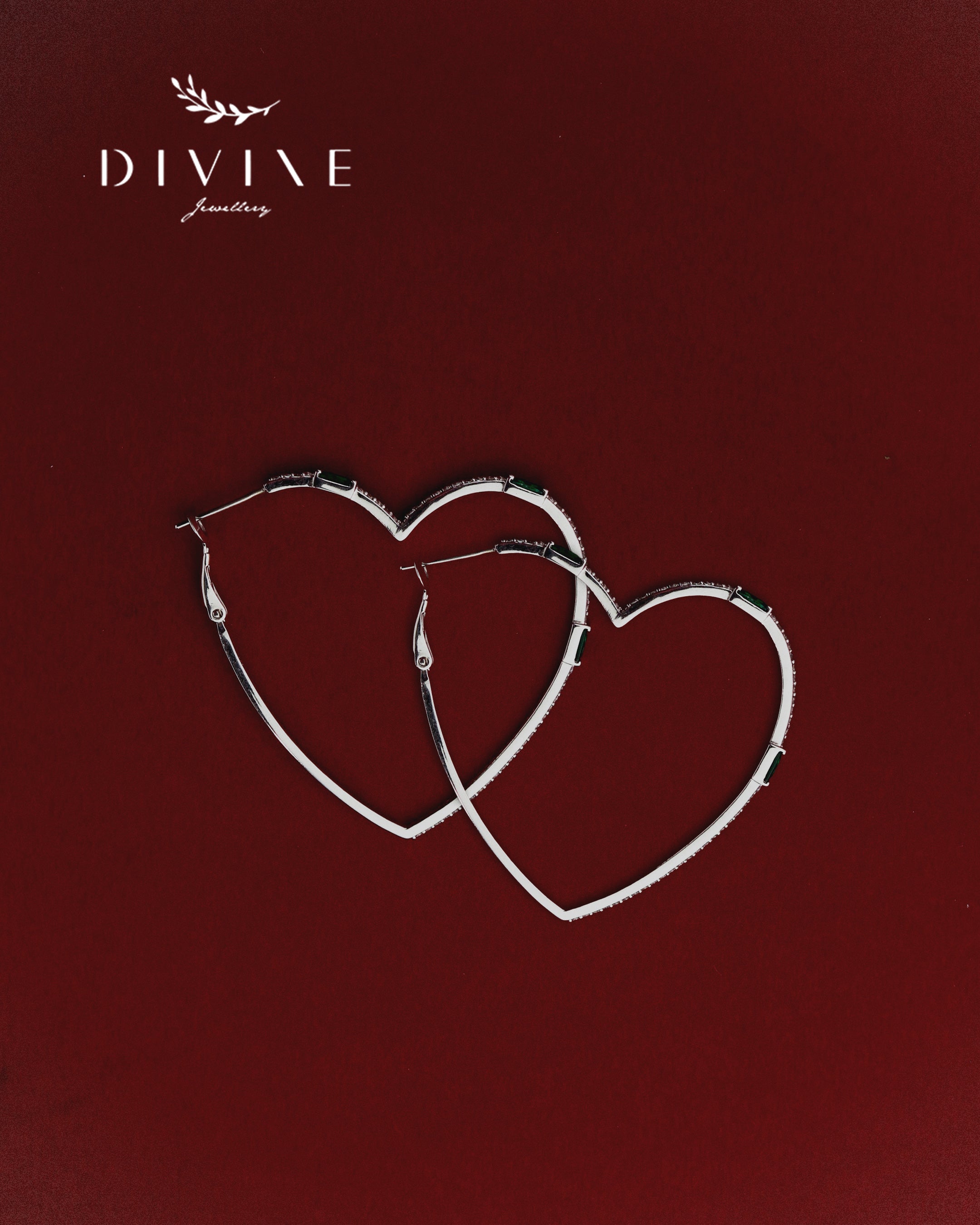 Silver earrings 340
