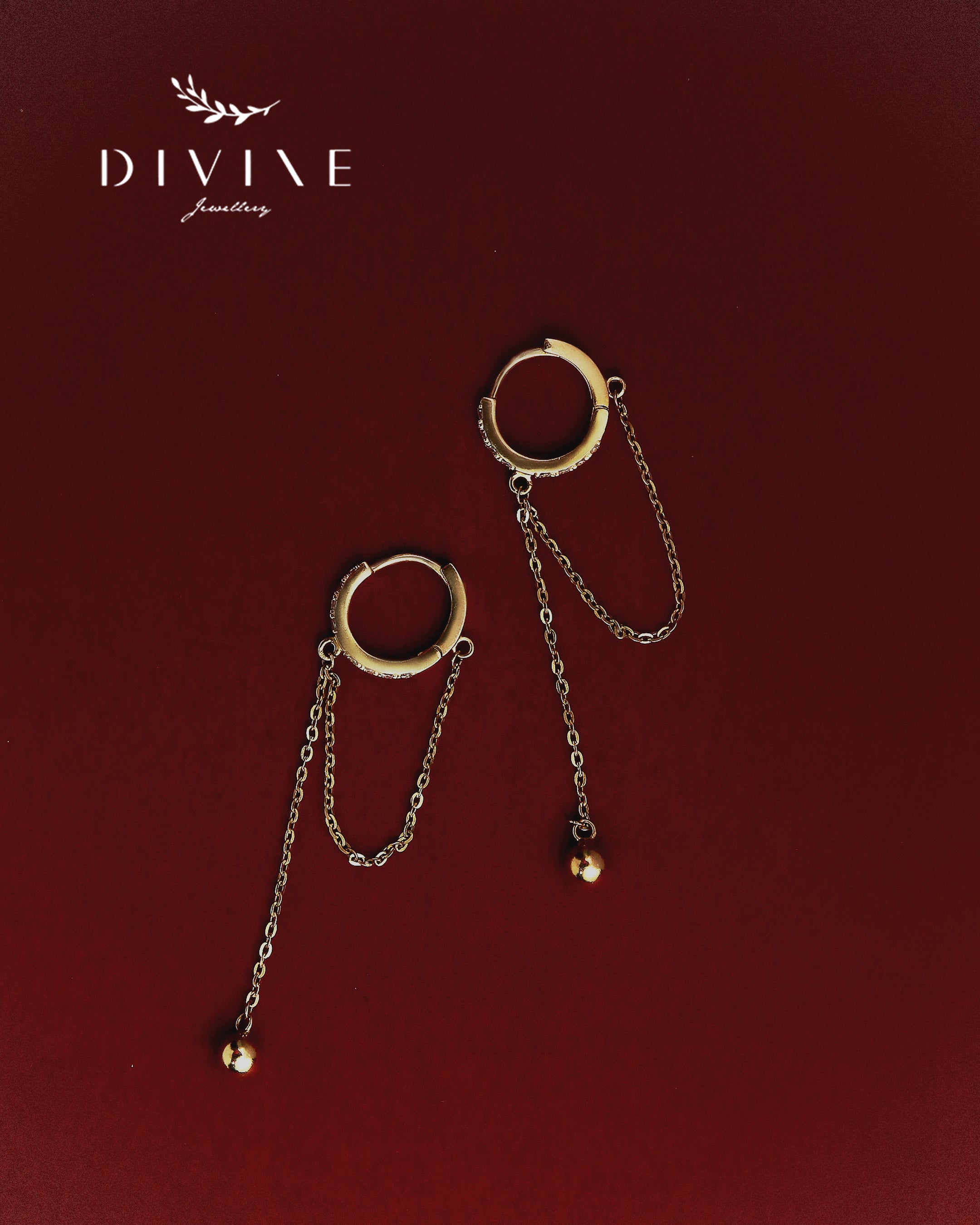 Silver earrings 342