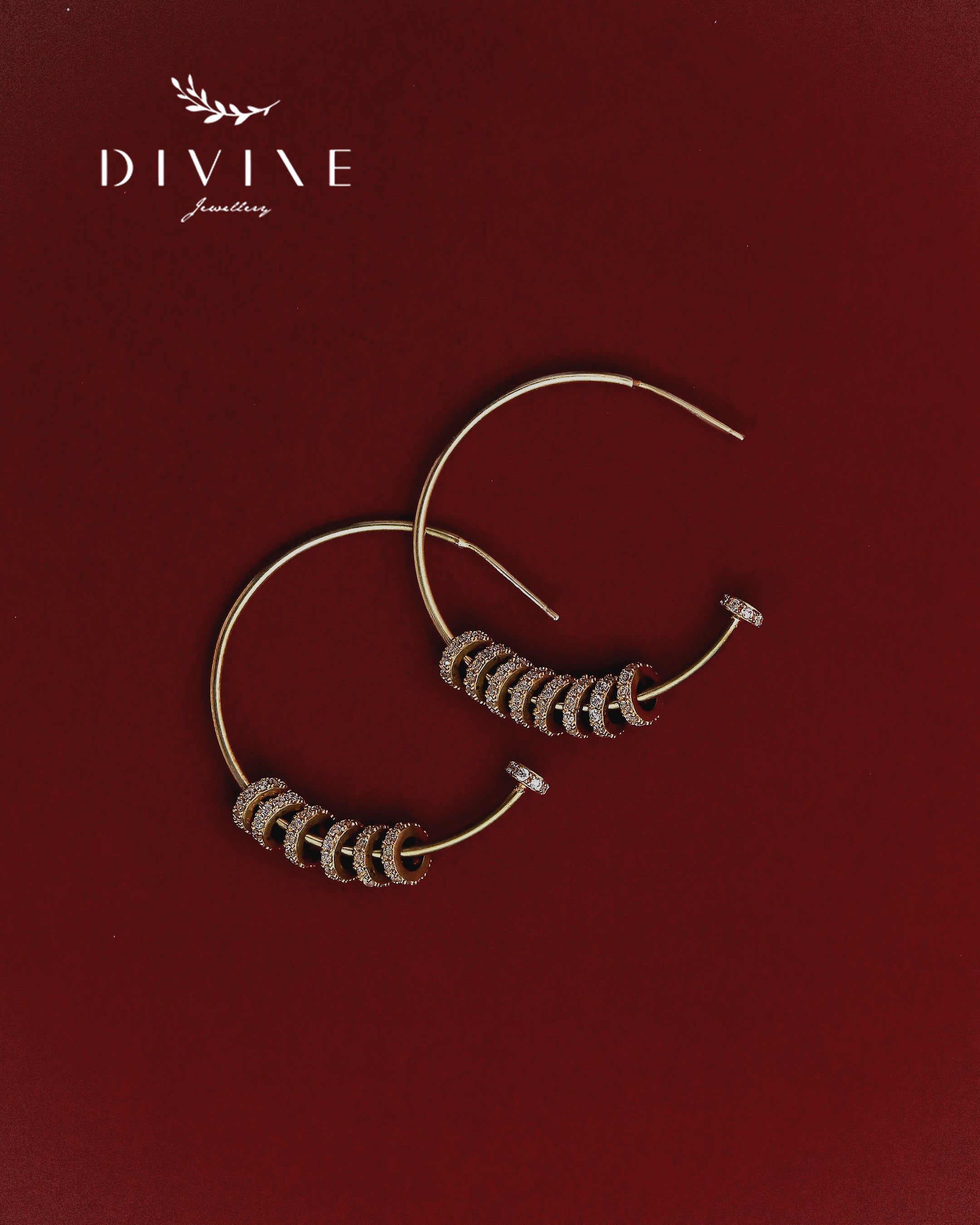 Silver earrings 343