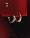 Silver earrings 347
