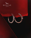 Silver earrings 349