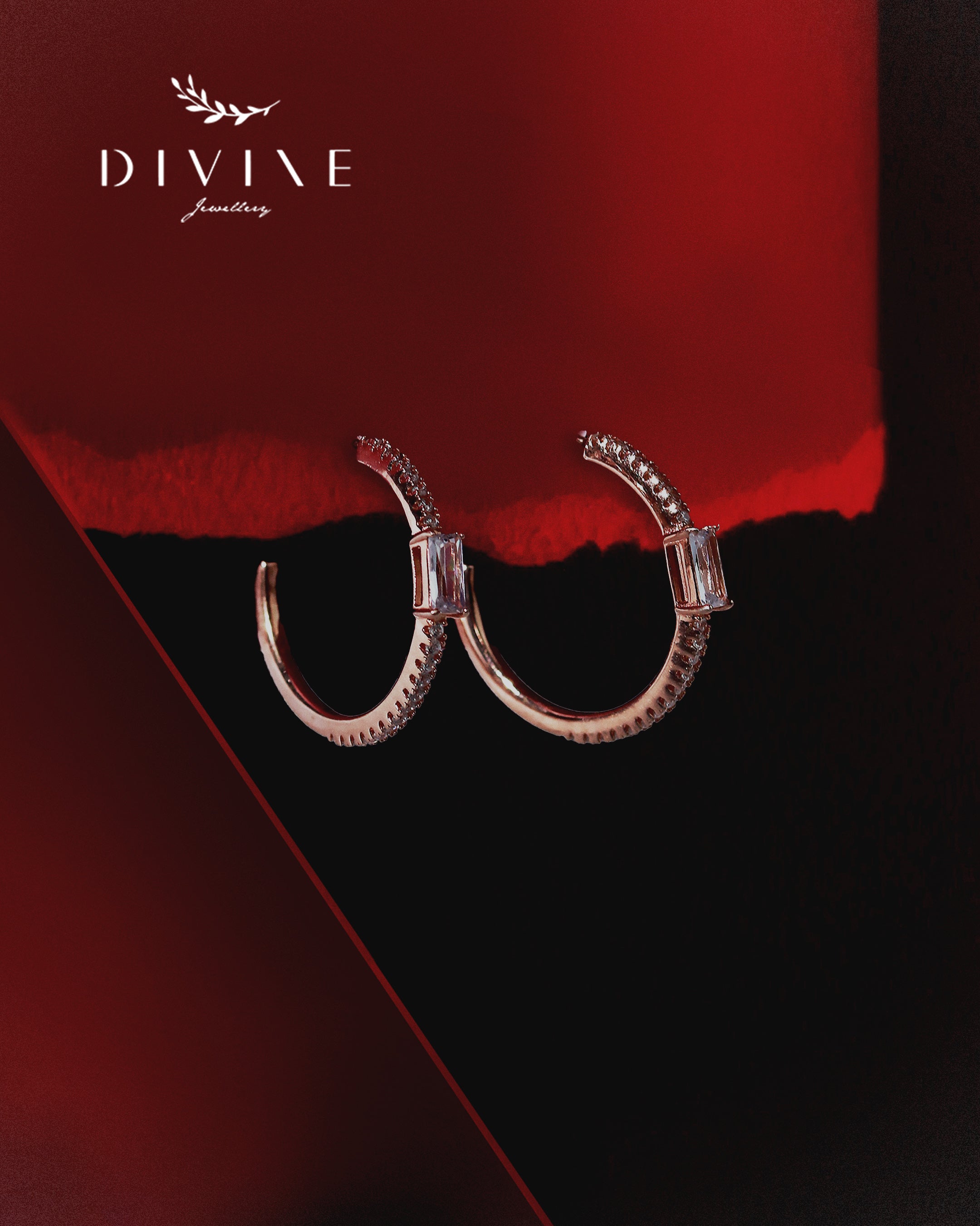 Silver earrings 349