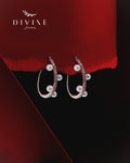 Silver earrings 351