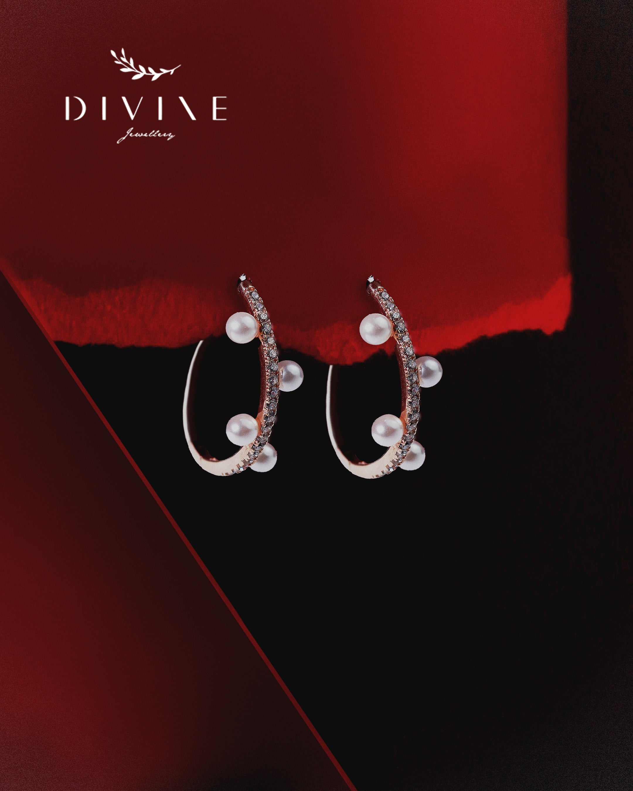 Silver earrings 351