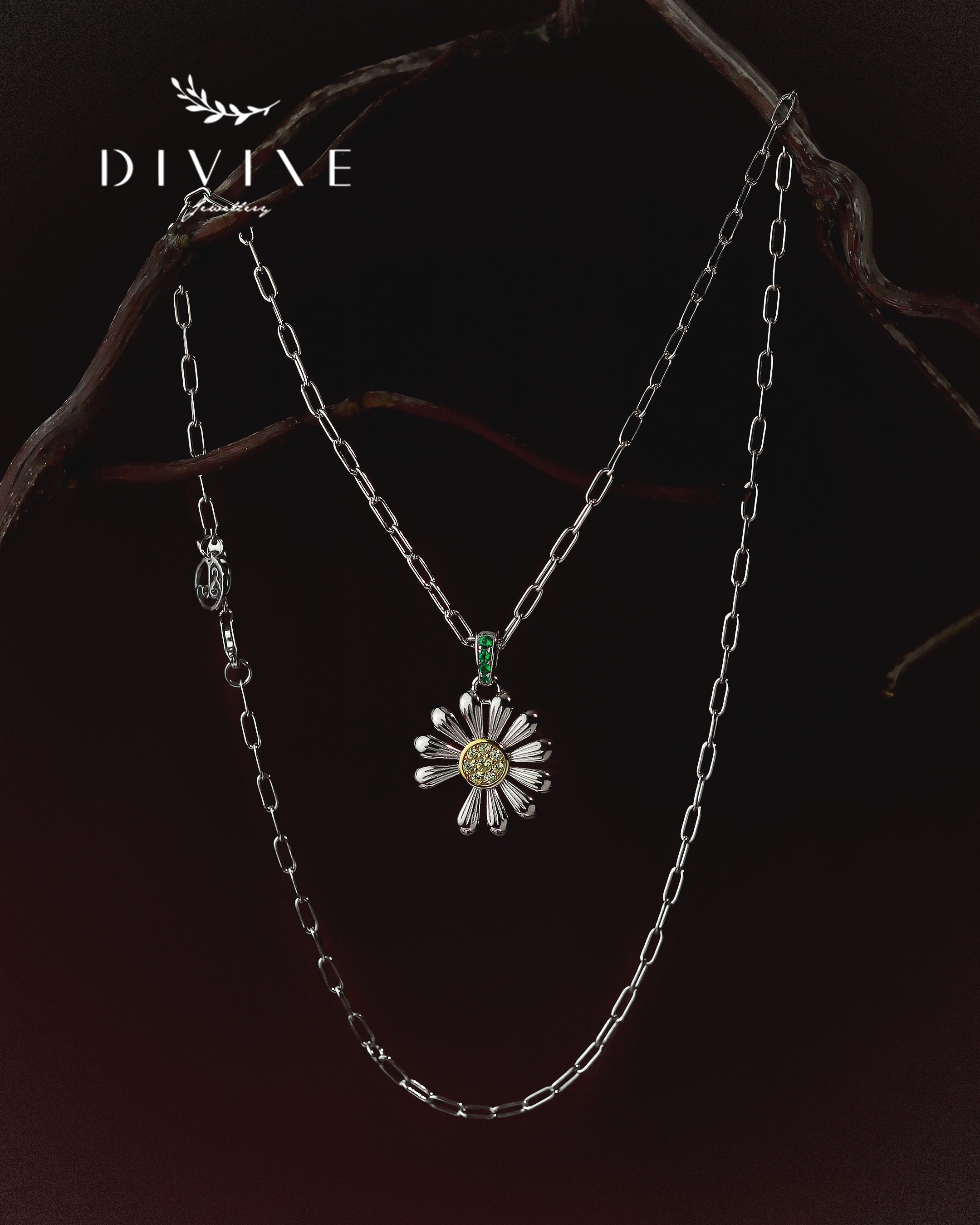 Silver Necklace 340