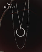 Silver Necklace 341