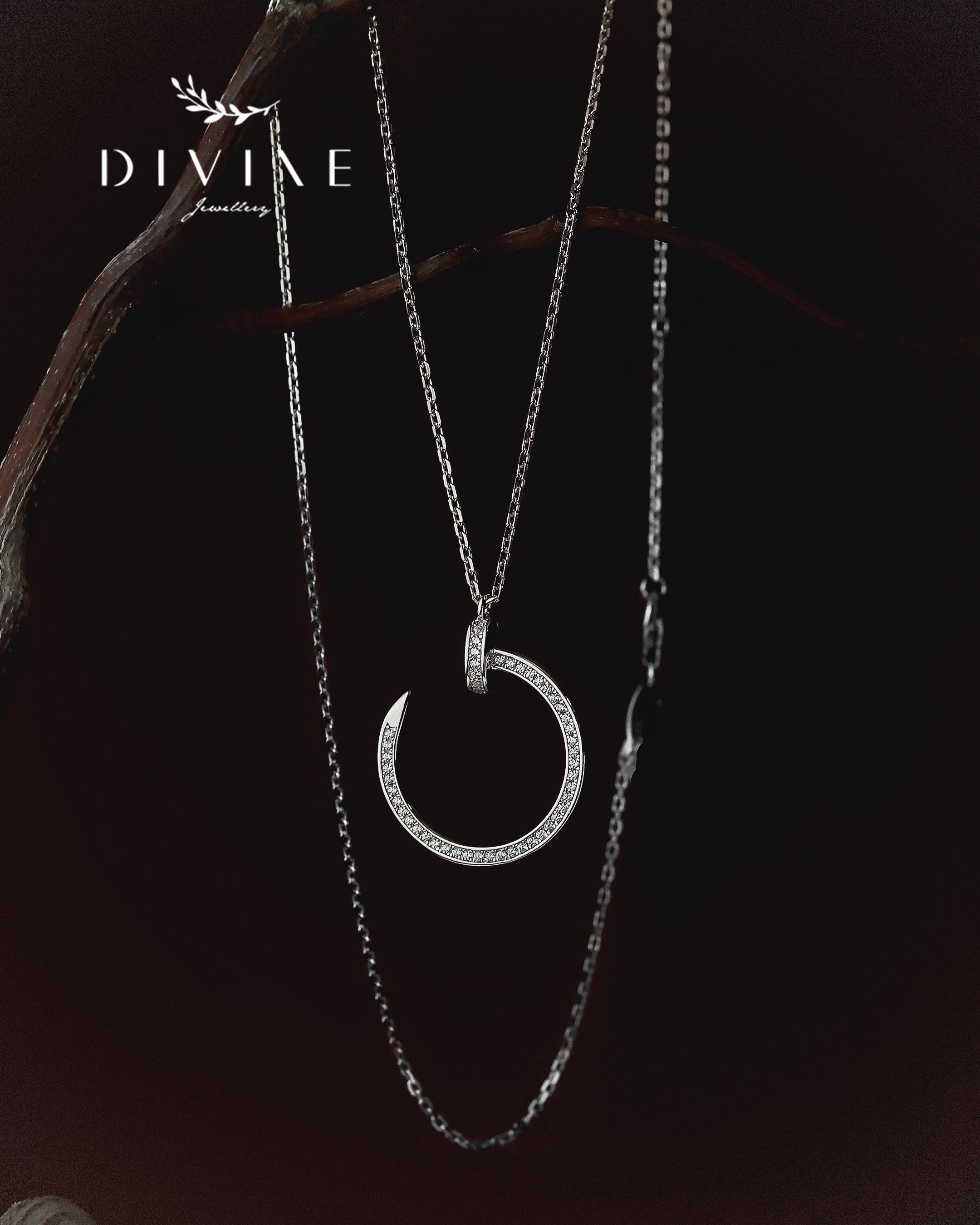 Silver Necklace 341