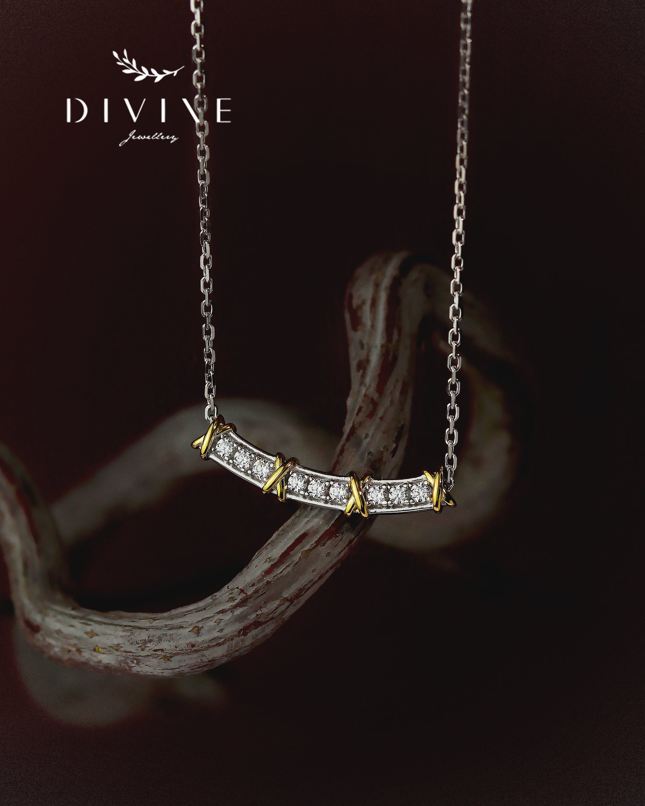 Silver Necklace 342