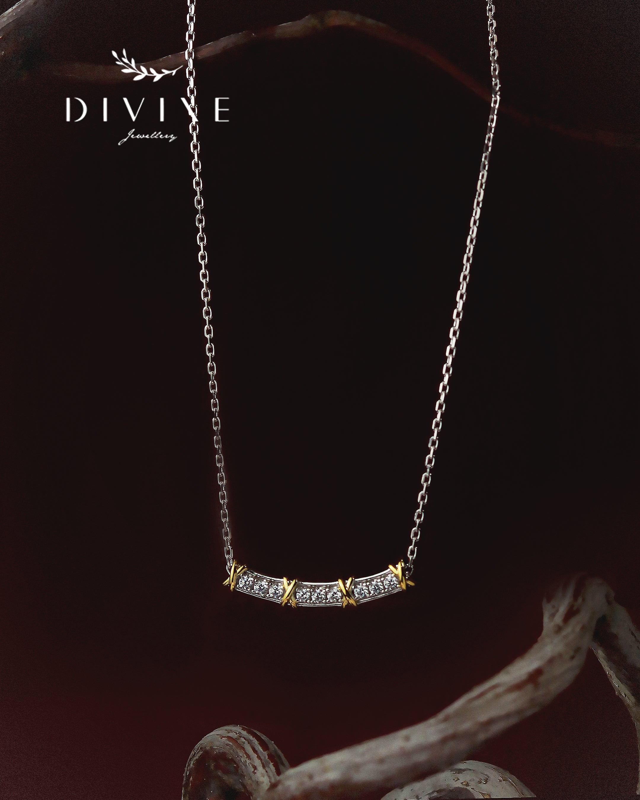 Silver Necklace 342