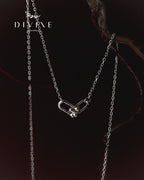Silver Necklace 343