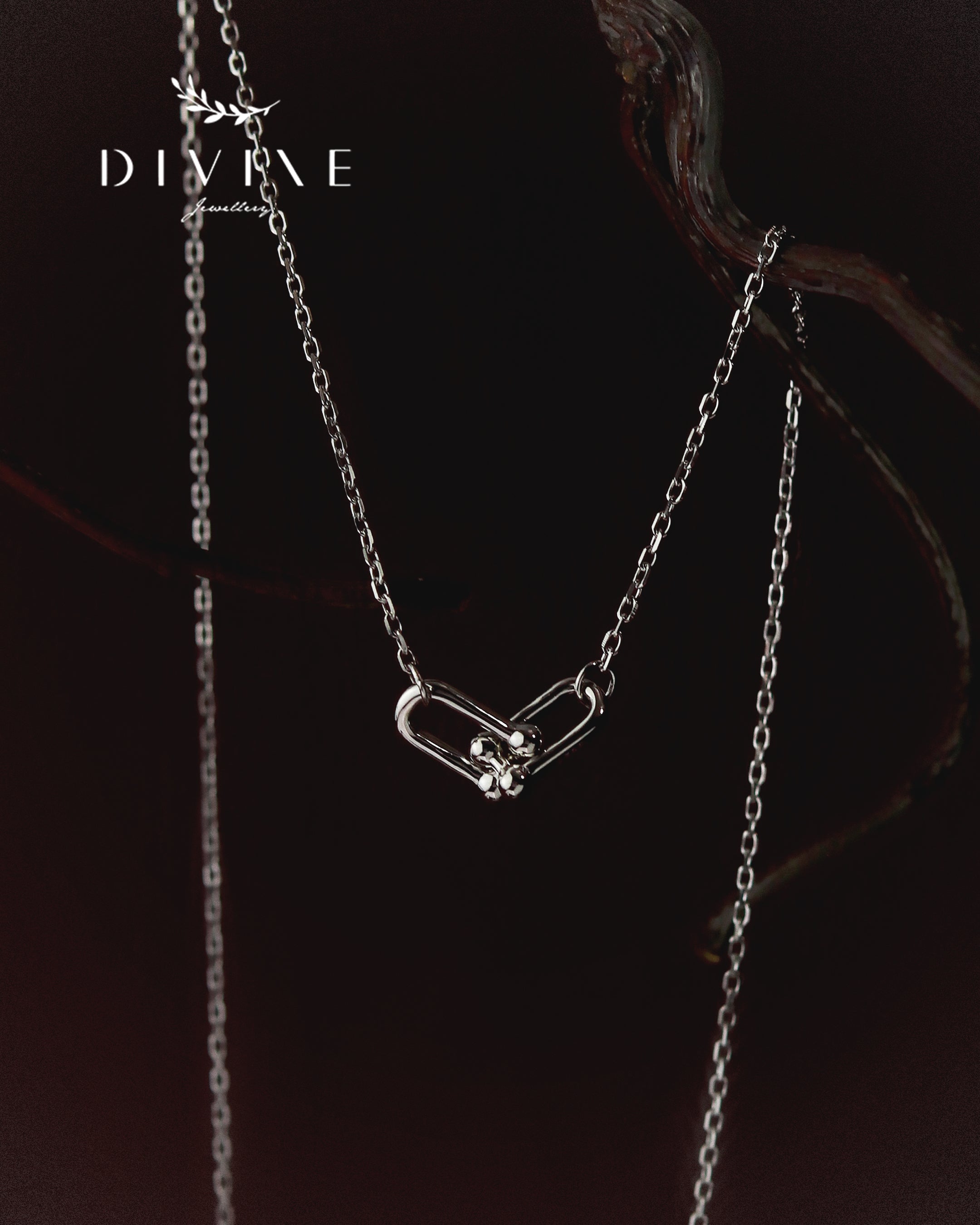 Silver Necklace 343